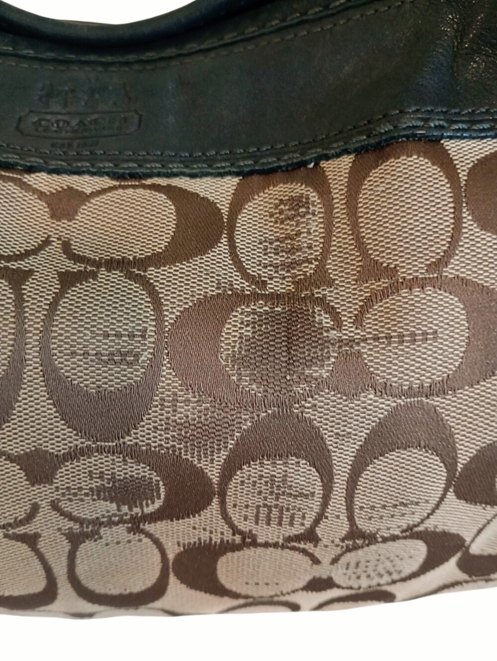 Coach Vintage Signature Canvas Soho Hobo Bag - Picture 3 of 16